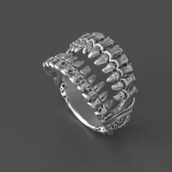 jaws ring 3D print model