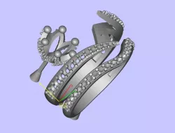 JEWELRY BRIDAL SET PRONG STYLES - DOWNLOAD AND PRINT- Ic15-B-BSP 3D print model