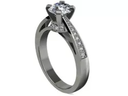 JEWELRY ENGAGEMENT RING STL FILE FOR DOWNLOAD AND PRINT- CB1 3D print model