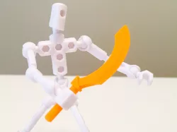 Khopesh Sword for ModiBot 3D print model