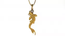 Koi Fish pendant 3D print model