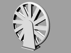 Leonardo wheel 3D print model