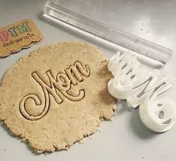  Letter Mom cookie cutter 3D print model