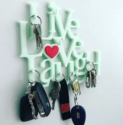 Live Love Laugh Keyholder 3D print model