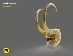 Loki helmet 3D print model