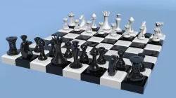 LOW POLY CHESS 3D print model