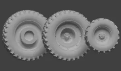 Mad Max Gigahorse wheels 3D print model