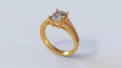Mariage Rings 20 3D print model