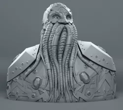 Mecha-Dwarf Sketch - 3D Print 3D print model