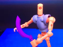 Medieval chestplate set for ModiBot Mo figure kit 3D print model