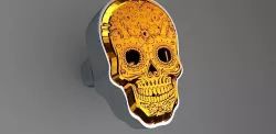 Mexican Skull Venom Ring 3D print model