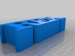 My Customized 3 Letters in a Row