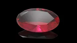 Oval Shape Gem 3D print model