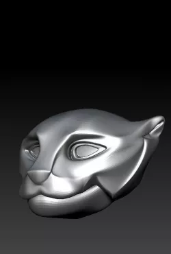 pantera head  3D print model