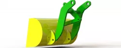 parts of digger 3D print model