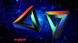 Penrose triangle 3D print model