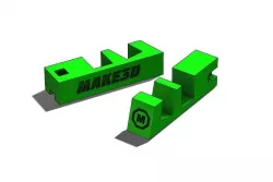 Phone stand keychain 3D print model