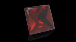 Princess Shape Gem 3D print model