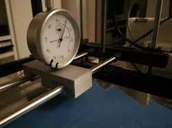 Print bed level watch holder