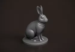 Rabbit 3d printable 3D print model
