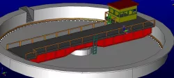 Railway turntable H0 3D print model