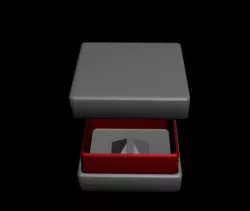 Rectangle luxury  ring box 3D print model