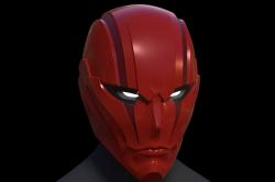 Red Hood Helmet 3D print model