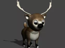Reindeer Toon 3D print model