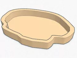 Reptile water dish