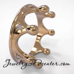 Ring crown obr 200 3D print model