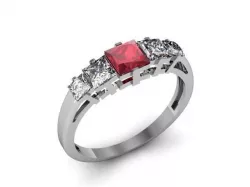 Ring Diamond Path set 3D print model