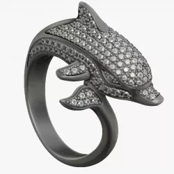 Ring Dolphin 3D print model