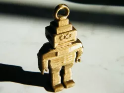 Robot keychain 3D print model
