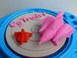 Rocket CGtrader Squared AAA 3D print model