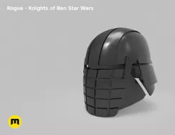 Rogue helmet - Knights of Ren - Star Wars universe 3D print model
