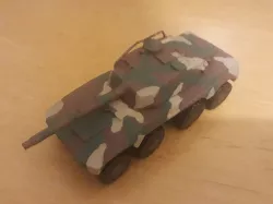 Rooikat Armoured Car 3D print model