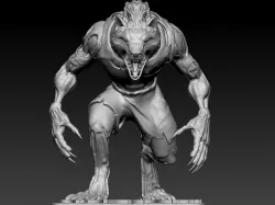 Sabrewulf from Killer Instinct 3D print model