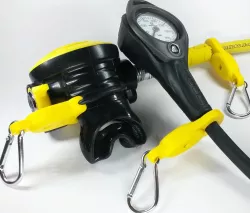 SCUBA - COMPLEX - LP And HP Hose Clip And Octopus O-RING Holder 3D print model