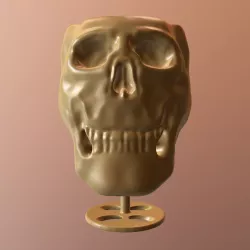 Scull-goblet 3d print 3D print model