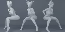 Sexy Medusa 003 3D print model
