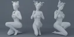 Sexy Medusa 004 3D print model