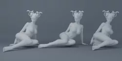Sexy Medusa 005 3D print model