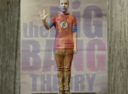 Sheldon Cooper Big Bang Theory ready for full color 3D printing  3D print model