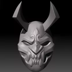 Shen Blood Moon helmet 3D printable model 3D print model