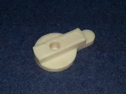 Simple rotating door lock for an Anderson sliding screen door