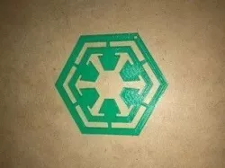 Sith Logo 3D Print Cut-Out 3D print model