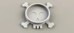 Skull Coaster  3D print model