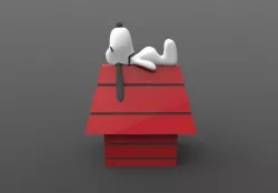 Snoopy 3D print model
