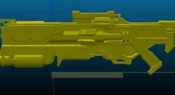 Soldier 76 Strike Commander Morrison Rifle Printable 3D print model