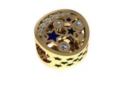 star painted night charm ball  3D print model